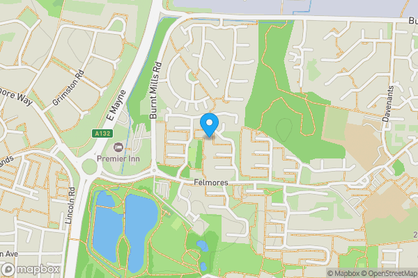 Map location for 60 Loxford, Basildon, Essex, SS13 1PD