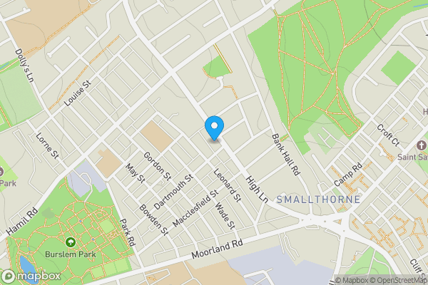 Map location for 135 High Lane, Stoke-On-Trent, Staffordshire, ST6 7BS