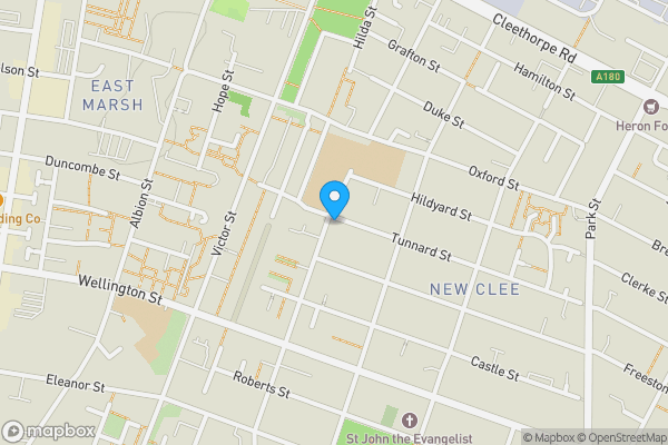 Map location for 203 Weelsby Street, Grimsby, DN32 7PF