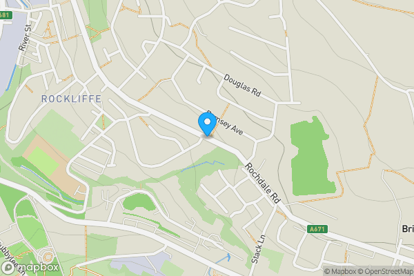 Map location for Dry Corner Farm, Rochdale Road, Bacup, Lancashire, OL13 9XF