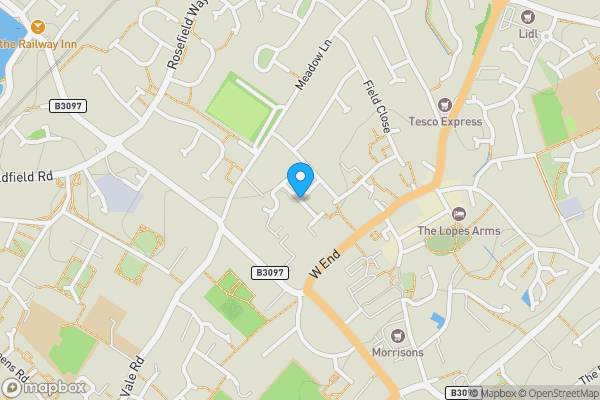 Map location for Lot A - Saxon Close, Westbury, BA13