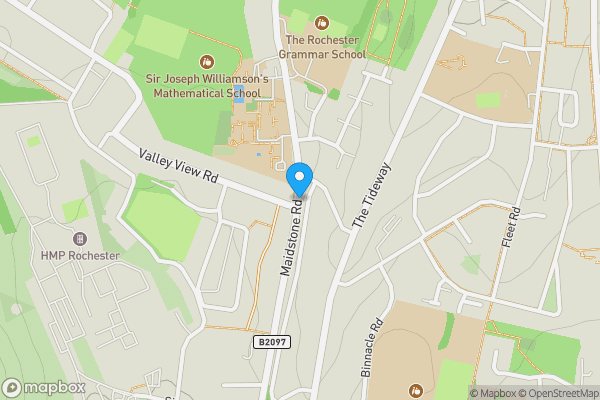 Map location for Maidstone Road, ROCHESTER, Kent, ME1 3LP