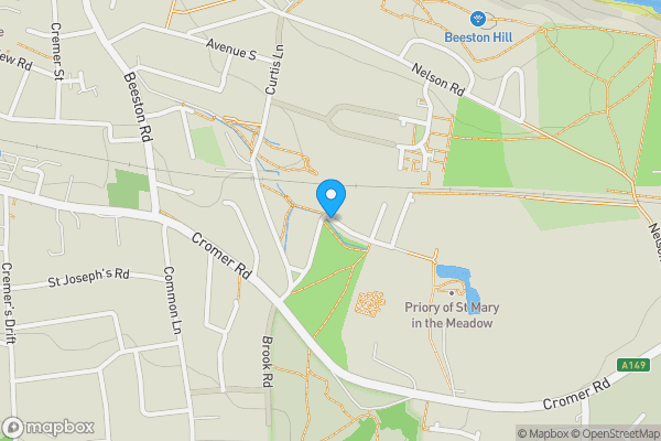 Map location for Grazing/Equestrian Land, off Beeston Common, Sheringham, Norfolk, NR26 8EX