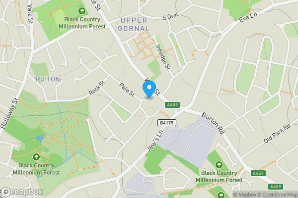 Map location for Pale Street, Dudley, West Midlands, DY3 2BJ