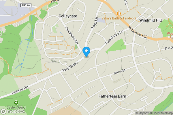 Map location for 29 Two Gates, Halesowen, West Midlands, B63 2HY