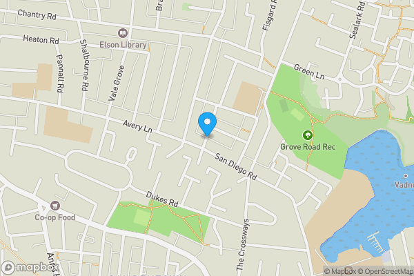 Map location for Coronado Road, Gosport, Hampshire, PO12 4RE