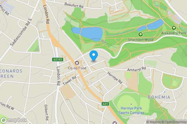 Map location for 4 Aldborough Road, St. Leonards-on-Sea East Sussex    TN37 6SE