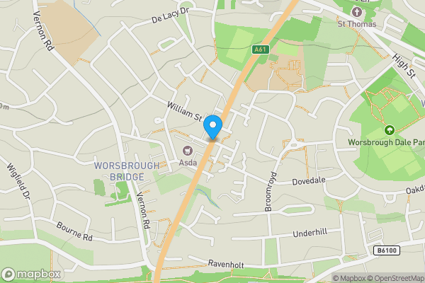 Map location for Site Of 2-4 Lockwood Lane, Worsbrough Common, Barnsley, South Yorkshire, S70 4EP