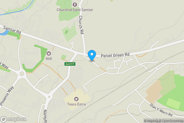 Map location for Midland Road, Swansea, SA7