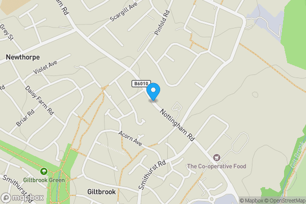 Map location for Nottingham Road, NOTTINGHAM, Nottinghamshire, NG16 2GB