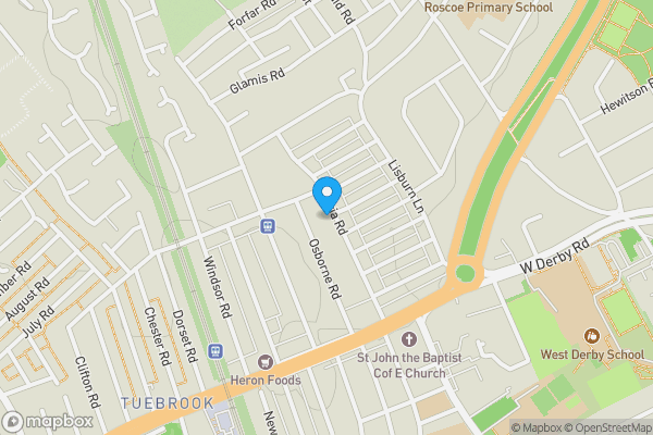 Map location for Land To The Rear Of 39 Victoria Road, Tuebrook, Liverpool L13 8AL