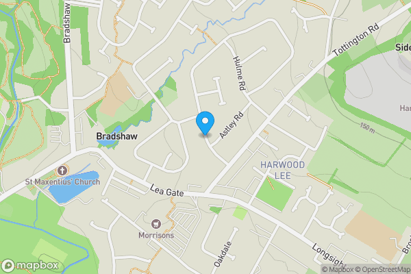 Map location for Broadstone Road, Bolton, Lancashire, BL2 4AW