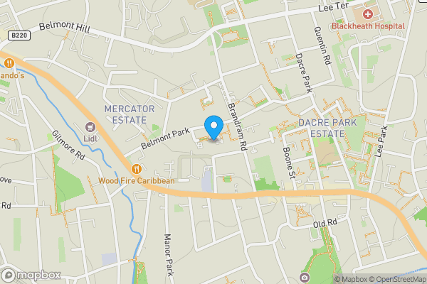 Map location for 11 Belmont Park Close, Lewisham, London, SE13 5BH