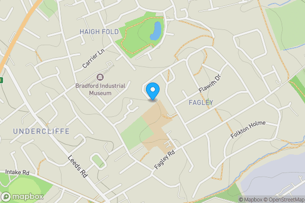 Map location for 68 Farleton Drive, Bradford, West Yorkshire, BD2 3PS