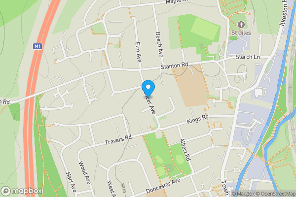 Map location for Spencer Avenue, NOTTINGHAM, Nottinghamshire, NG10 5DA