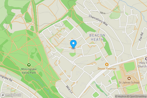 Map location for Elaine Close, Exeter, Devon, EX4 9BP