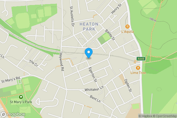 Map location for 56 Egerton Street, Prestwich, Manchester, Lancashire M25 1FH