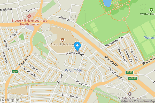 Map location for 145 Walton Village, Liverpool L4 6TG