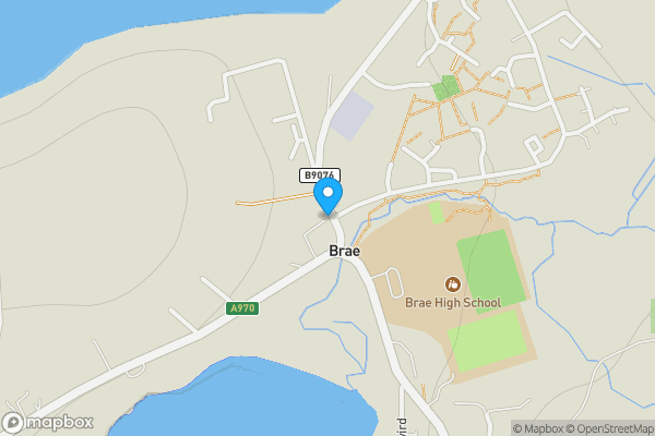 Map location for Former Public Toilets, Brae, Shetland, Shetland Islands ZE2 9QG