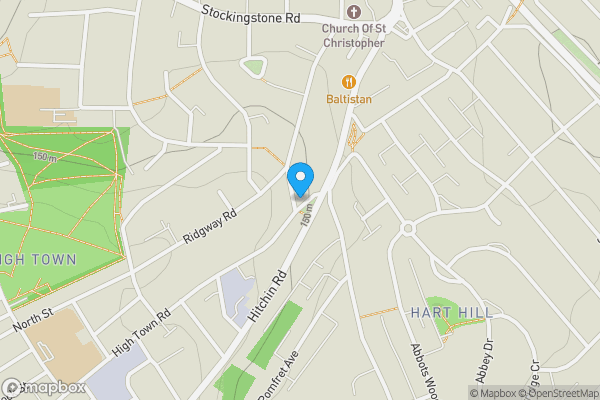 Map location for 325 High Town Road, Luton, Bedfordshire, LU2 0DB