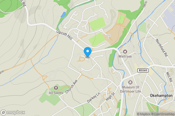 Map location for Lyndridge House and Lyndridge Mews, Lyndridge Court, Ranelagh Road, Okehampton, Devon, EX20 1JG