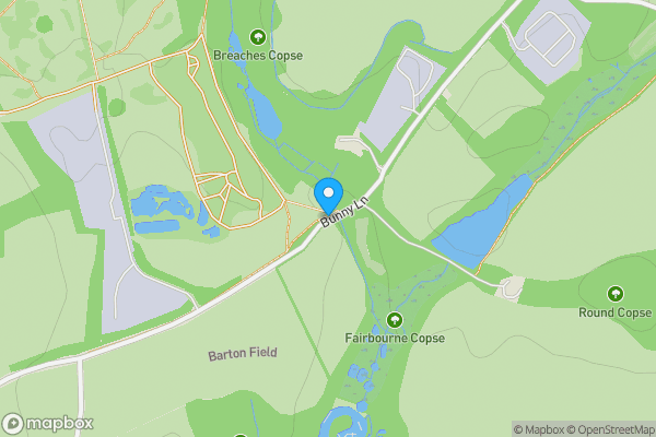 Map location for Land at Bunny Lane, Romsey, Timsbury, SO51 0PG