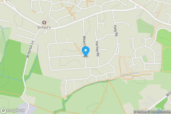 Map location for Weavills Road, Eastleigh, Hampshire, SO50 8HS
