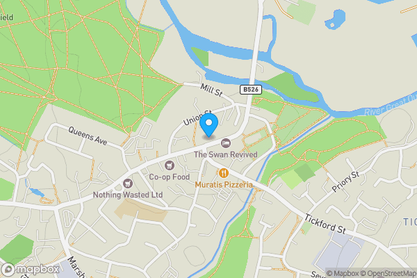 Map location for 40A High Street, Newport Pagnell, Buckinghamshire, MK16 8AQ