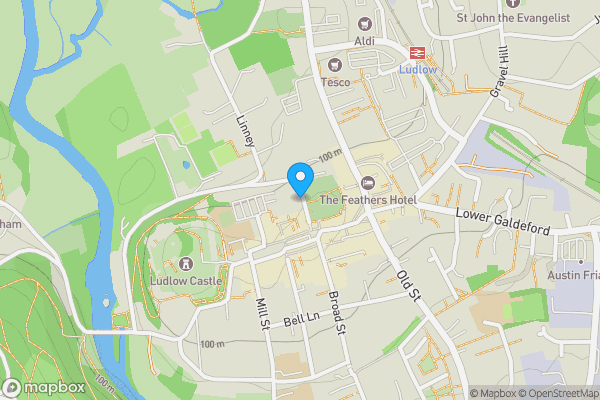 Map location for Flat 4 3 College Street, Ludlow, SY8 1AN