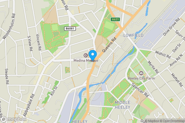 Map location for 446 London Road, Sheffield, South Yorkshire S2 4HP