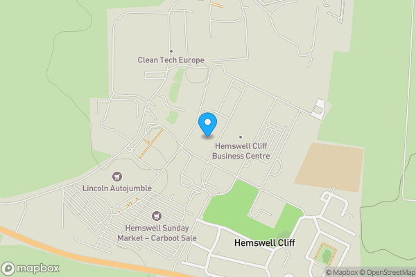 Map location for Blenheim Care Centre, Learoyd Road, Caenby Corner Estate, Hemswell Cliff, Gainsborough, Lincolnshire, DN21 5TJ