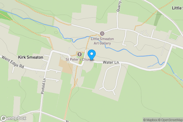 Map location for Northfield, Water Lane, Kirk Smeaton, WF8 3LD