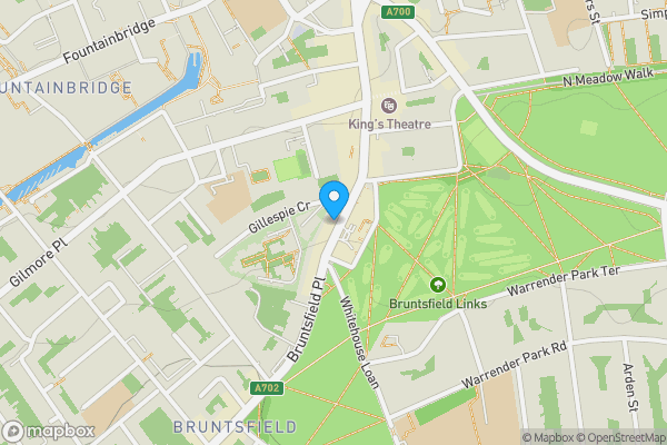 Map location for 6/8 Bruntsfield Place, Edinburgh, Midlothian, EH10 4HN