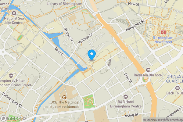 Map location for Wharfside Street, BIRMINGHAM, B1 1RG