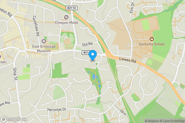 Map location for 29 Fairview Court, Fairfield Road, East Grinstead, West Sussex, RH19 4HD