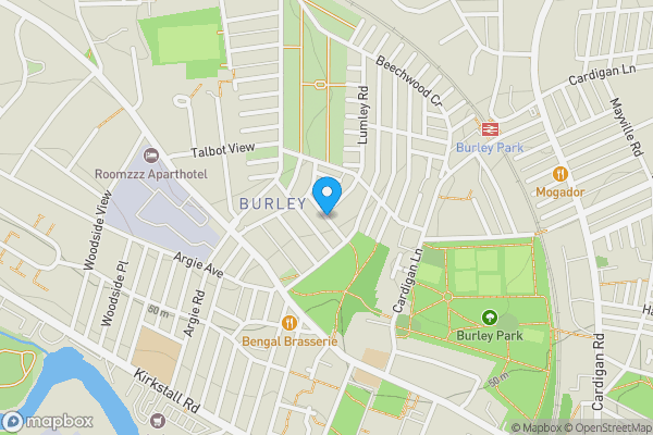 Map location for Knowle Road, LEEDS, West Yorkshire, LS4 2PJ