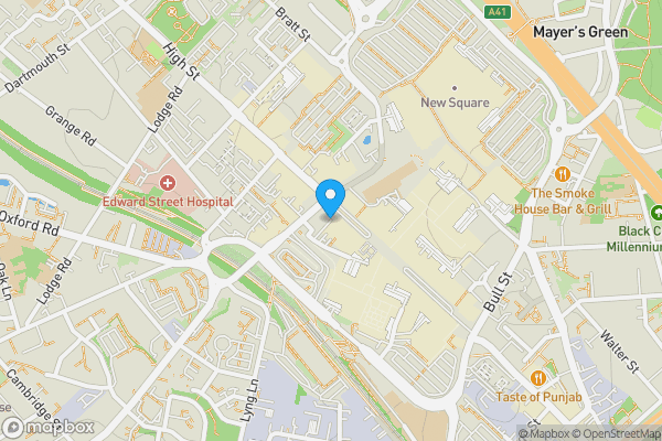 Map location for Society House, 374, High Street, West Bromwich, B70 8LR