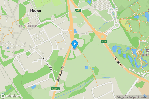 Map location for Oaklea, Liverpool Road, Moston, Chester CH2 4BA