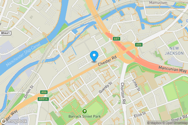 Map location for Flat 112, 3B Spinners Way, Manchester, M15 4SP