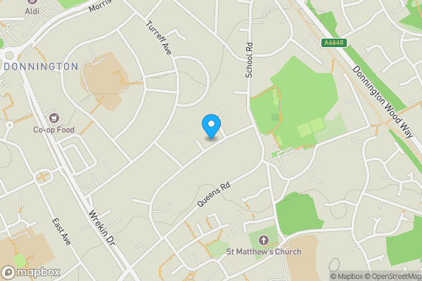 Map location for 36 Hayward Avenue, Donnington, Telford, Shropshire TF2 8DG