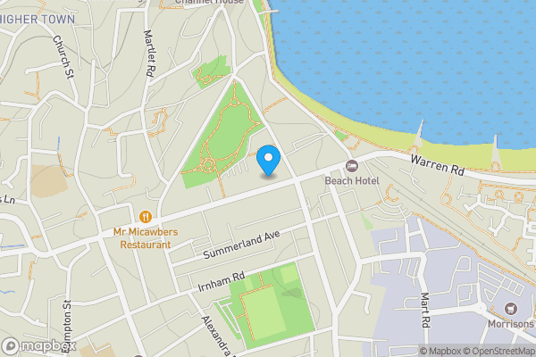 Map location for 35 The Avenue, Minehead, TA24 5AY