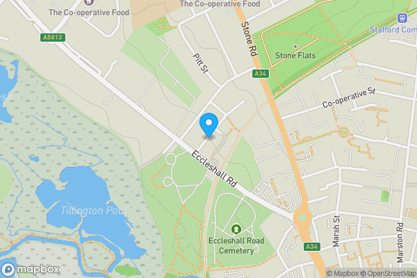 Map location for Stoke-On-Trent ST1 6