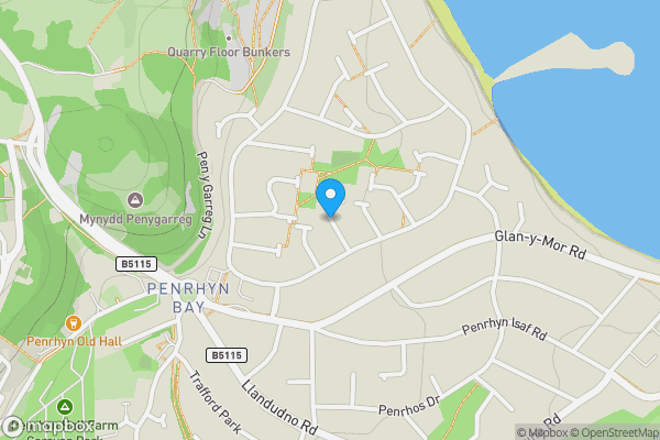 Map location for Drake Close, Llandudno, Gwynedd, LL30 3PB