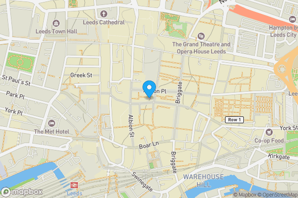 Map location for 14 Commercial Street, Leeds LS1 6AL