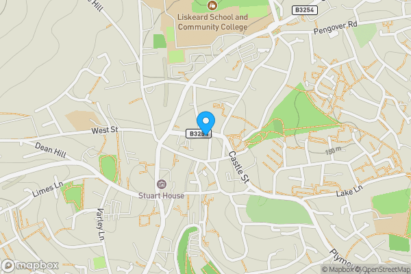 Map location for 23 Pound Street, Liskeard, PL14 3JR
