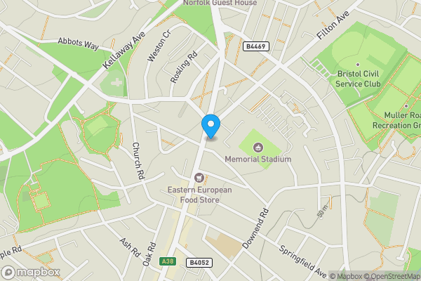 Map location for 487, Gloucester Road, Horfield, Bristol, BS7 8UA