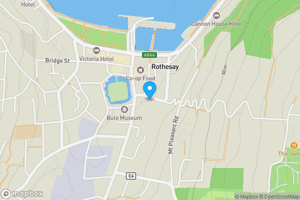 Rothesay Map Flat 1/2, 20 Castle Street, Rothesay, Isle of Bute PA20 9HA