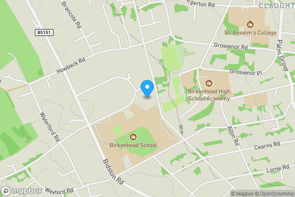 Map location for Flat 12 Queens Court, 65-67 Shrewsbury Road, Prenton, Merseyside, CH43 6TE CH43 6TE