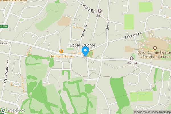 Map location for Glebe Road, Swansea, SA4 6QD