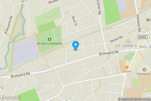 Map location for 22 Happy Land North, Worcester, Worcester, wr2 5dh